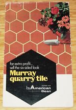 1969 Advertising Graph Paper Tablet Murray Quarry Tile American Olean Tile picture