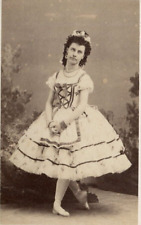 Antique CDV Photographs Disderi Maria Baratte Dancer picture