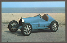 1927 Bugatti Supercharged Monoposto Racing Automobile Classic Car Postcard picture