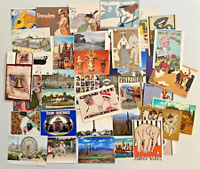 39 Mixed Lot of Vintage and Contemporary Postcards Travel History Ephemera picture