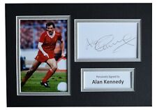 Alan Kennedy Signed Autograph A4 photo display Liverpool Football AFTAL COA  picture
