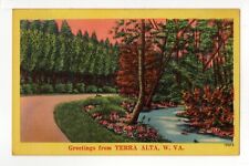 Postcard Greetings from Terra Alta West Virginia picture
