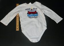 1st First Happy Birthday Party Long Sleeve Shirt Baby Boy Size 24 Months picture