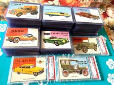 1954 1955 TOPPS WORLD ON WHEELS COMPLETE SET (181) + WRAPPER EACH HARD PLASTIC picture
