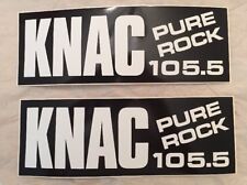 Pure Rock 105.5 KNAC Bumpersticker (2x Per Purchase) VINTAGE Metallica NEW picture