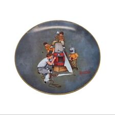 Vintage 1980 Norman Rockwell Space Pioneers Collectors Plate picture