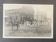 1908 July 4th Parade Photo Monmouth Maine Market General Store Civil War Vet picture