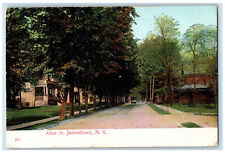 1909 Allen Street Jamestown New York NY Antique Posted CE Wheelock Postcard picture