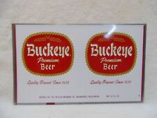 BUCKEYE UNROLLED BEER SHEET~MILLER BRG.,MILWAUKEE,WIS picture