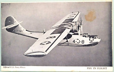 PBY IN FLIGHT U.S. Navy WWII Official Photo U.S. Vintage 1940s picture