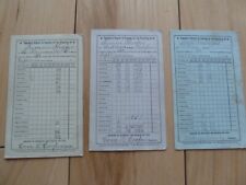 1901 1902 1903 Mclean Illinois High School Report Card Cards Simon Shafer FINE picture