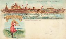 Postcard Rockaway Beach Greater New York Souvenir Private Mailing Card 1897 picture