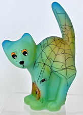 Fenton NFGS 2023 Halloween Scaredy Cat Jade Limited Edition to 28 by F Burton picture