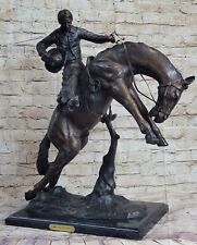 Bronco Twister C.M. Russell Western Bronze Sculpture Statue Cowboy 23