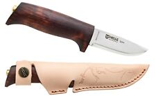 HELLE SPIRE SMALL HUNTING OUTDOOR BELT KNIFE / BIRCH *LEATHER SHEATH* picture