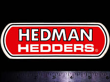 HEDMAN HEDDERS - Original Vintage 1960's 70's Racing Decal/Sticker - 6 inch size picture