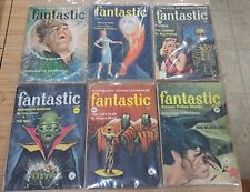 Fantastic Magazine 1959 Lot of 6 Half year Sci Fi Fantasy, Block, Lieber picture