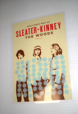 SLEATER KINNEY window decal RETAIL STICKER the woods Band Release album art 7 picture