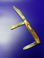 Vintage Schrade USA Old Timer 8OT 3 Blade Pocket Knife picture