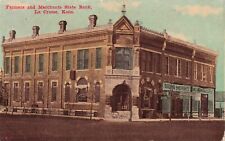 Farmers & Merchants State Bank Clothing, Shoes & Hats La Crosse Kansas KS 1911 picture