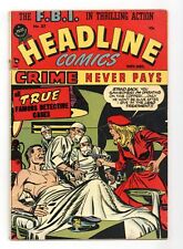 Headline Comics #27 VG 4.0 1947 picture