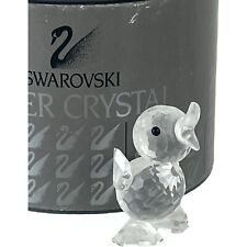 Swarovski Silver Crystal Baby Chick Figurine Collectible Original Box Vintage picture