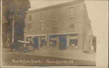 Tariffville Simsbury Connecticut CT Post Office Block c1905 Real Photo Postcard picture
