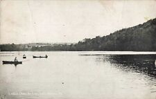 Looking Down the Lake Lake Sheridan Pennsylvania PA 1923 Postcard picture