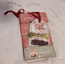 Mother's Day Perfect, Tri-fold Junk Journal Notebook With Pockets, Shabby Chic picture