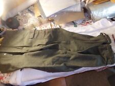 Vintage Swedish Military Army Wool Pants Men's Trousers & COAT ACB Stockholm picture