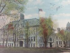 C 1911 High and Union School Waukesha WI DB Antique Postcard picture