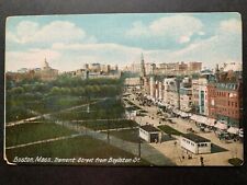Postcard Boston MA - c1900s Tremont Street from Boylston picture