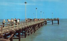 Postcard TX Corpus Christi Padre Island Fishing Pier Nueces County Gulf of Mexic picture