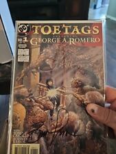 Toe Tags Featuring George A. Romero #1 Signed By Bernie Wrightson  picture