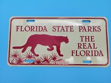 Vintage Florida State Parks The Real Florida Booster License Plate  picture