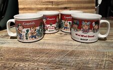 Set of 4 Vintage 1993 Westwood Campbell's Soup  M'm M'm Good  Mugs 3 Designs picture
