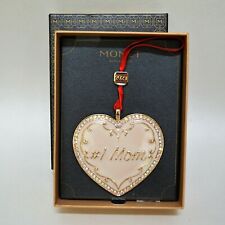 Monet #1 Mom Enameled Heart Pendant Ornament New In Box 2021 picture