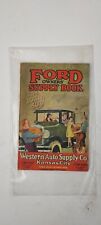 1926-1927 Fall and Winter Ford Owner's Supply Book, Western Auto Kansas City picture