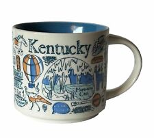 Starbucks Coffee Kentucky Been There Series Mug Blue Grass State 14oz 2019 picture