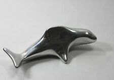 Hoselton Canada Aluminum Dolphin Sculpture Figurine MCM Signed and Numbered picture