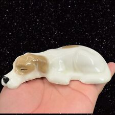 W.R. Midwinter England Sleeping Resting Porcelain Dog Puppy Figurine 1.5
