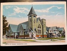 Vintage Postcard 1915 First M.E. Church Barberton Ohio (OH) picture