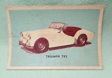 Parkhurst 1956 Sports Cars Trading Card No. 9 Triumph TR2 picture