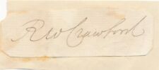 Robert Wigram Crawford (Governor of the Band of England)- Clipped Signature picture