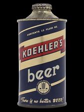 Koehler Beer of Erie, PA NEW METAL SIGN: 9 x 12