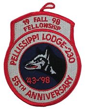 Lodge 230 Pellissippi eX1998-5 Fall Fellowship 55th ANN Pocket Patch  OA  BSA picture
