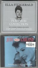 4 CD ELLA FITZGERALD Platinum Collection  JUDY GARLAND Best of the Capitol Years picture