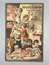 1870s BABY FOOD Imperial Granum Drug MEDICINAL Victorian Advertising Trade Card picture