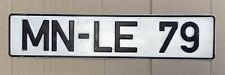 MN-LE 79 Metal Sign Street, Nick Name?  20-1/2” X 4-1/2” picture