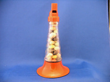 VINTAGE GLASS & PLASTIC HORN MILLSTEIN 1948 TOY CANDY CONTAINER CIR 1948 picture
